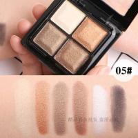 紫色蓝色眼影单色珠光蓝色系孔雀蓝儿童眼影盘闪片星星舞台化妆品 6色眼影 05#