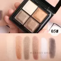 紫色蓝色眼影单色珠光蓝色系孔雀蓝儿童眼影盘闪片星星舞台化妆品 6色眼影 05#