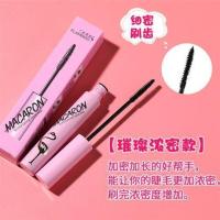 火烈鸟睫毛膏防水纤长卷翘不晕染密加长浓密学生大眼马卡龙女 粉色 粉色浓密