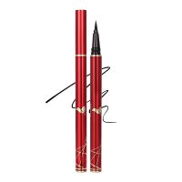 狐狸精黑亮速干眼线笔极细眼线防水防汗持久不脱色不晕染 咔咔笔 黑色