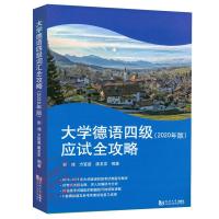 大学德语四级词汇全攻略+大学德语四级应试全攻略(2020版)16-19年考试真题与解析 德语专业四级 德语四级考试真题同