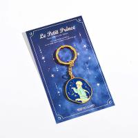 小王子金属钥匙扣 梦幻童话小狐狸飞鸟玫瑰装饰包包汽车可爱挂件 指尖星辰