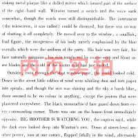 [2册]1984书中文+英文原版 无删减 一九八四书正版乔治·奥威尔著反乌托邦三部曲长篇小说外国文学经典世界名著书籍图书