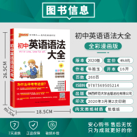 初中英语语法大全 全国通用pass绿卡图书2021新版中考英语复习资料教辅辅导书初一初二初三中学英语语法知识全解九年级下