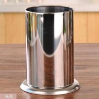 加厚不锈钢筷子筒家用防霉筷子盒沥水筷子筒餐具篮消毒柜筷子架 10cm亮光