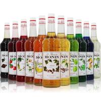 法国莫林1L蓝柑香草莫西多糖浆MONIN果露1000ml多种风味糖浆 1L红石榴