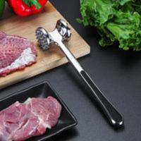 双面打肉锤子家用松肉锤厨房敲肉锤牛排锤牛扒捶合金断筋器嫩肉 双面打肉锤子松肉锤