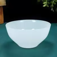 玉石成人大碗茶杯大号家用功夫茶具套装主人杯高档玉石大碗批发! 白玉饭碗一个