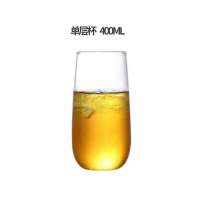 双层隔热不烫手玻璃杯家用客厅耐高温喝绿茶杯子透明彩色热饮防烫 单层杯(单只)