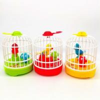 一盒9个萌宝趣味仿真鸟笼灯光音乐鸟笼儿童趣味益智糖果玩具 1个声光鸟笼