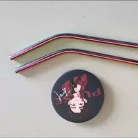 肖战百威官方同款吸管开小灶镜子摇摇乐体验馆吸管器杯垫秒发 肖战吸管一条装