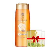 蜂花无硅油植物洗发水 老牌男士女学生劲爽去屑洗发露护发素400ml 无硅去屑洗发水(送3包赠品)