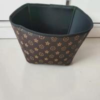 电动电瓶车内胆包防水布篮自行车前车筐带盖车娄防尘防水皮革车包 无盖+无赠品（随机发货） 小号