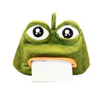 悲伤蛙旅行青蛙卡通可爱冰袋眼罩消除眼肿冰敷遮光睡眠夏日冰眼罩 悲伤蛙抽纸盒