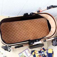 儿童凉席幼儿园专用午睡宝宝席子婴儿小床新生儿藤席夏季小孩草席 方格 推车席40*80cm单凉席