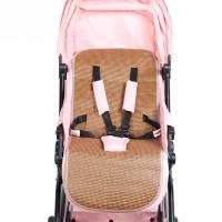 婴儿车手推车凉席竹席宝宝通用麻将凉席冰丝垫子夏季透气草席蚊帐 通用款藤席