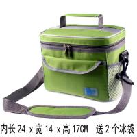 保温包加厚冷藏保鲜包母乳背奶包保温袋冰包奶瓶饭盒便当包保温袋 A028草绿色款+送2个冰袋