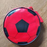 卡通CD包 巧虎光盘包家用碟片盒儿童DVD收纳包40片80片光碟包CD盒 红色足球包-(24片装)