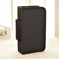 超大容量光碟收纳包128片装丝光布CD盒CD包车载家用DVD碟片收纳盒 128片装黑色