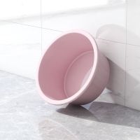 塑料水桶家用大容量手提圆桶洗车桶储水学生宿舍洗衣服大号洗澡桶 北欧粉盆