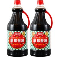 厨邦酱油1.63L×2瓶 特级生抽黄豆酿造炒菜卤味凉拌酱油厨房调料 厨邦酱油-1.63L【特惠2瓶】