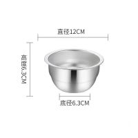 304不锈钢碗加厚蒸蛋碗家用蒸饭碗汤碗隔水炖蛋羹碗带盖面碗炖盅 304蛋羹碗(无盖)