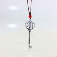 佛系小清新猫咪项链女简约陶瓷面具吊坠毛衣链森系闺蜜同学锁骨链 A23