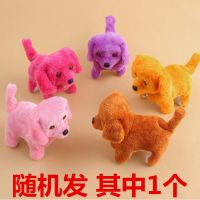 会走路毛绒小狗仿真动物会叫会动狗狗眼睛发光毛绒玩具小狗公仔 随机发 普通 小狗 1个 送2节电池 试用