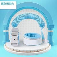 儿童防走失带牵引绳宝宝溜娃神器防丢走丢手环牵遛娃丢失安全专用 钥匙锁-固定头-蓝1.5米