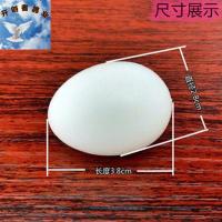 信鸽用品假鸽子蛋实心塑料假蛋鸽子假蛋鸽具鸽具草窝孵化用品肉鸽 假鸽蛋1个[请拍3个]