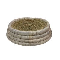 鸽巢窝鸽子窝草窝防侧翻八哥窝赛鸽信鸽用品用具草编鸽具鸟窝鸟巢 1个