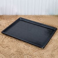 狗笼子粪盘宠物厕所接尿盘塑料拖盘狗笼兔笼鸭鸡笼大加厚粪盘底盘 黑色 普通款 700笼子托盘(50*35)