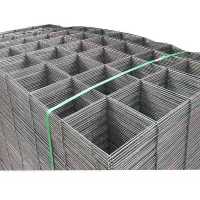 铁丝网建筑网片地暖网片护栏网片钢筋网片毛边网片 1米宽2米长2.0毫米丝16厘米