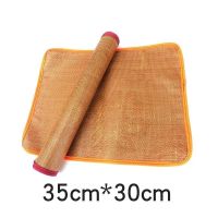 宠物夏季凉垫小猫窝藤编凉席小狗垫子泰迪凉席窝狗窝猫窝降温床垫 长方凉席子 长方1#(35cm*30cm)2斤内