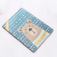 狗狗窝夏天凉席凉垫泰迪狗法斗耐咬睡觉垫子小大型犬冰丝凉席窝垫 50*40cm 卡通小熊