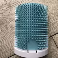 升级版三合一猫墙角蹭毛器猫咪挠痒痒玩具蹭痒器宠物用品猫薄荷逗 浅蓝色 猫墙角蹭毛器