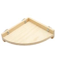 宠物玩具卡诺木质龙猫 兔兔跳台扇形跳板踏板磨牙用品搭配龙猫笼 RJ150扇形踏板