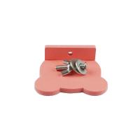 仓鼠玩具 彩色小跳板 迷你站台 环保板材攀爬跳板仓鼠笼子DIY玩具 半圆踏板蓝色3个