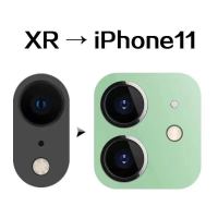 iPhonexr秒变11镜头膜x改11Pro手机镜头膜苹果xsmax改11Promax iPhonexr改11绿色