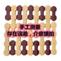 夏季凉席坐垫夏天竹垫防滑加厚海绵车椅凉垫子办公室电脑椅垫 花色直角[不推荐] [14*14](餐桌垫)