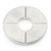 宠物自动饮水机高碘值活性碳离子树脂过滤芯新款加强版圆形过滤片 圆形滤芯(1片装)