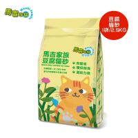 马吉家族豆腐猫砂除臭猫咪用品绿茶/薰衣草/奶香2.5/5/10KG 2.5KG(1包) 绿茶香型