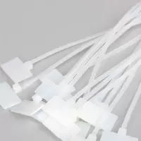 国标标牌尼龙扎带网线记号吊牌扎带电缆线标牌标签理线带卡扣强力 3*100 宽度2.5 250条装