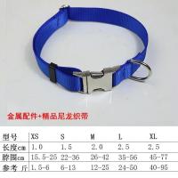狗圈颈圈狗狗项圈脖圈围巾狗脖套狗狗头套防咬中型犬大型犬狗套脖 蓝色尼龙升级款 XS-超小型