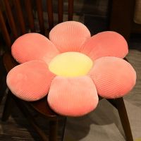 飘窗懒人坐垫蒲团榻榻米地垫软屁股屁垫上班座垫花朵垫子透气女生 太阳花-粉色[填充饱满 不变形] 40*40cm[少年款]