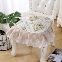 椅子垫餐椅单垫四季通用防滑加厚简约家居办公椅学生椅坐垫 发财树咖 一件装