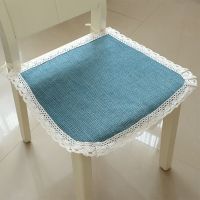 椅子垫餐桌椅家用四季通用防滑宿舍学生板凳北欧简约可拆洗坐垫 简依-蓝色 椅子垫45*45cm一件