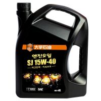 大宇石油矿物质汽机油SJ-15W-40五菱面包小车发动机油四季通用4升 SJ-15W-40[4升装]