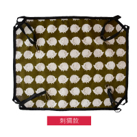 猫咪吊床秋冬保暖柔软铁笼吊床猫垫子悬挂式猫笼秋千猫窝睡袋毯子 刺猬 适合13斤内猫咪使用