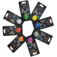 宠物LED狗狗发光吊坠泰迪夜光防走失丢灯狗牌猫咪铃铛夜间遛狗灯 红色A